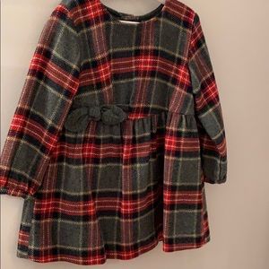 Zara girls plaid dress.